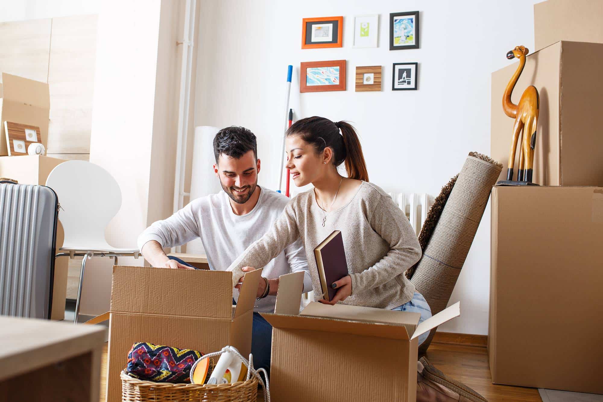 La fermeture des cartons de déménagement