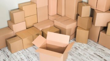 Les cartons de déménagement