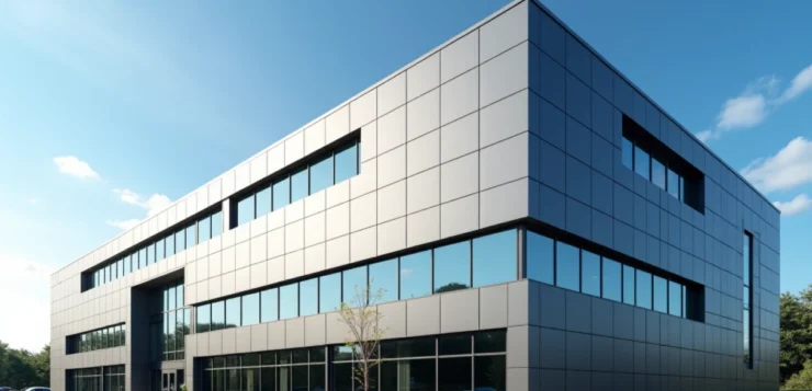 façade rénovée aluminium