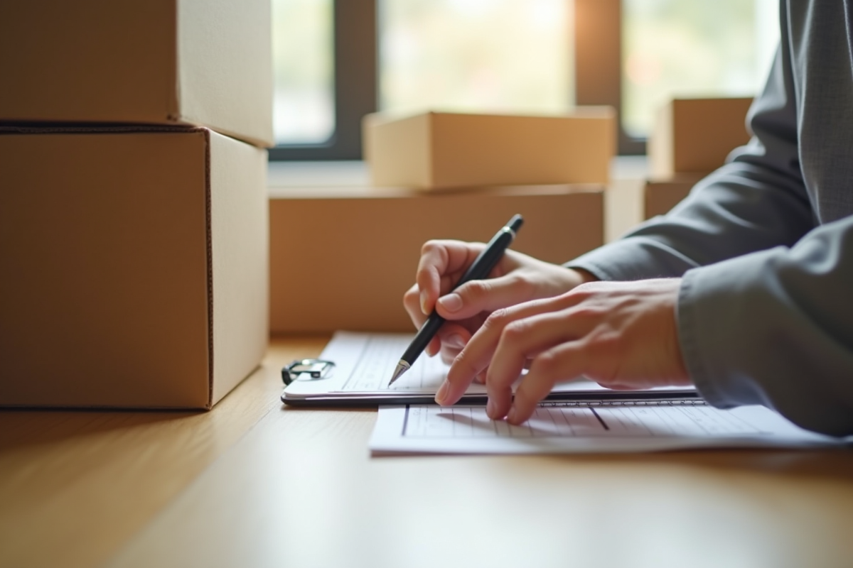 déménagement cartons