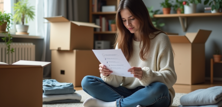 Checklist déménagement : Que emporter avant déménager ?