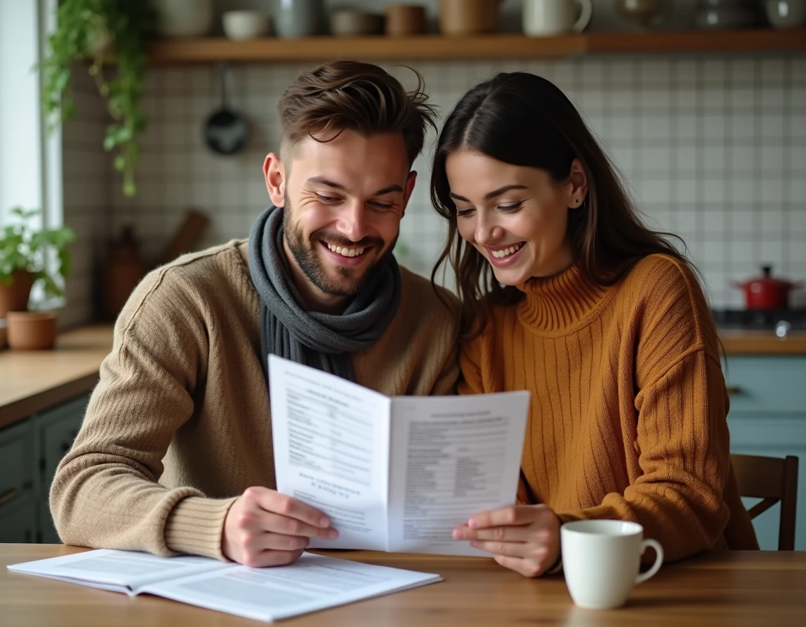 Couple étudiant les plafonds de ressources des dispositifs Pinel et Duflot pour un investissement locatif