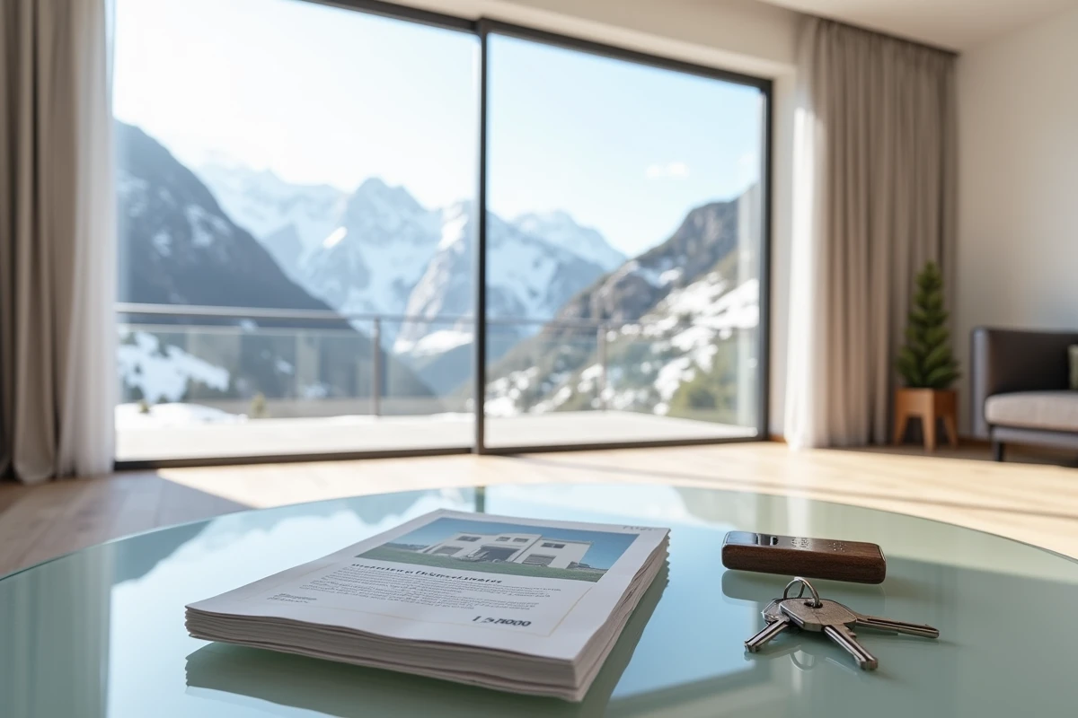 Appartement moderne en Andorre avec vue sur les Pyrénées et documents de société pour acquisition immobilière