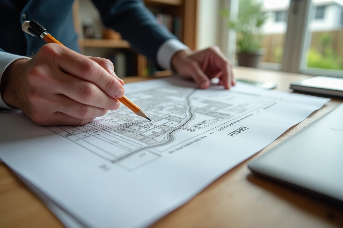 Documents de permis d'urbanisme et plan de terrain pour l'installation d'un mobil home sur terrain privé